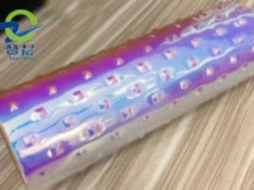 TPU壓紋薄膜  鉚釘紋幻彩膜 tpu幻彩膜 彩虹膜 鐳射膜 各種紋路可定制