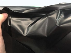 tpu黑色薄膜 高彈性防水透氣耐高溫服裝商標材料廠家直供